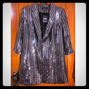 Forever 22 jacket. Flashy attire.